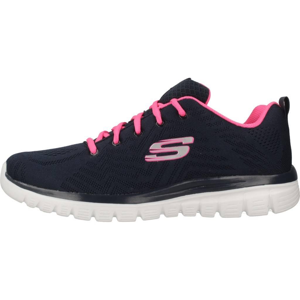 SKECHERS GRACEFUL GET CONNECTED en color AZUL  (2)