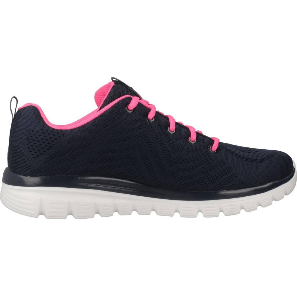 SKECHERS GRACEFUL GET CONNECTED en color AZUL  (4)