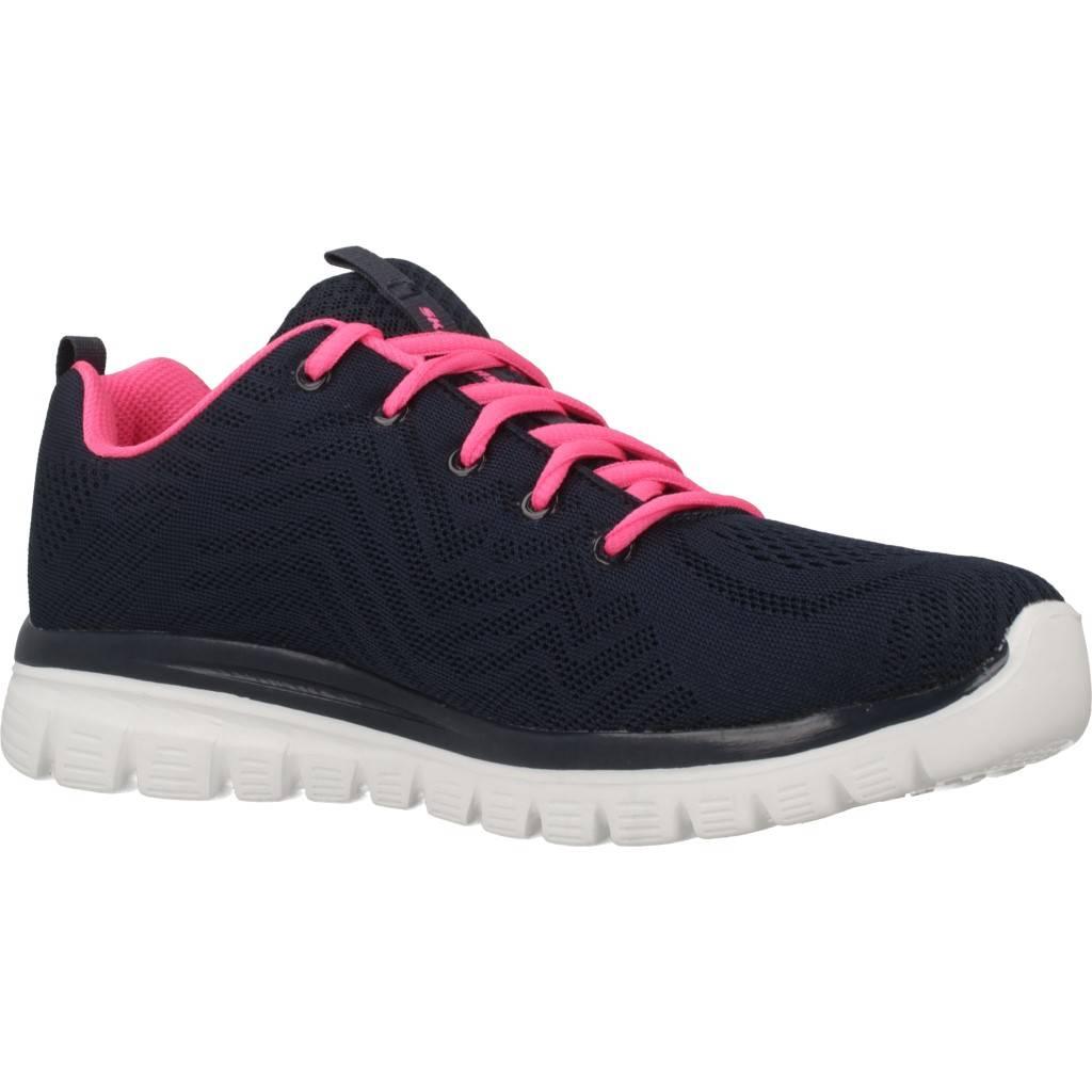SKECHERS GRACEFUL GET CONNECTED en color AZUL  (5)