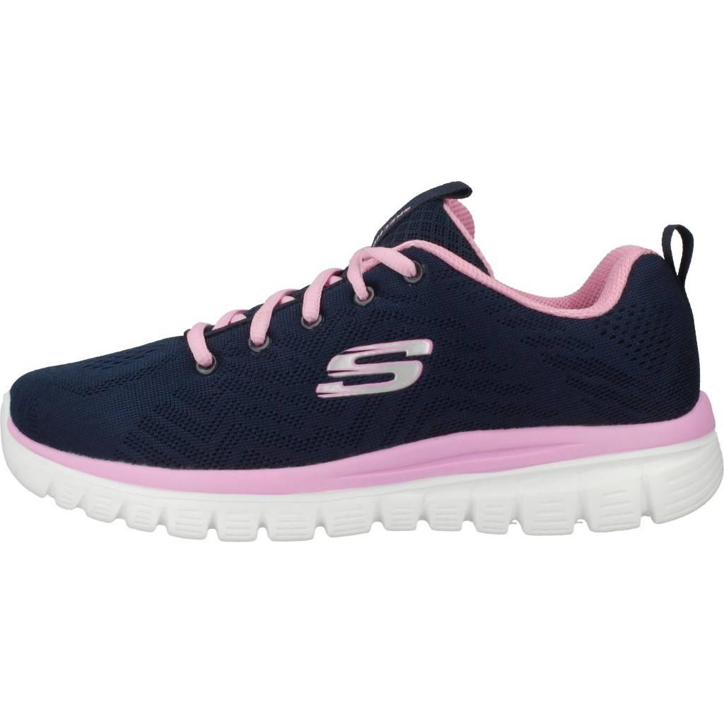 SKECHERS GRACEFUL GET CONNECTED en color AZUL  (2)