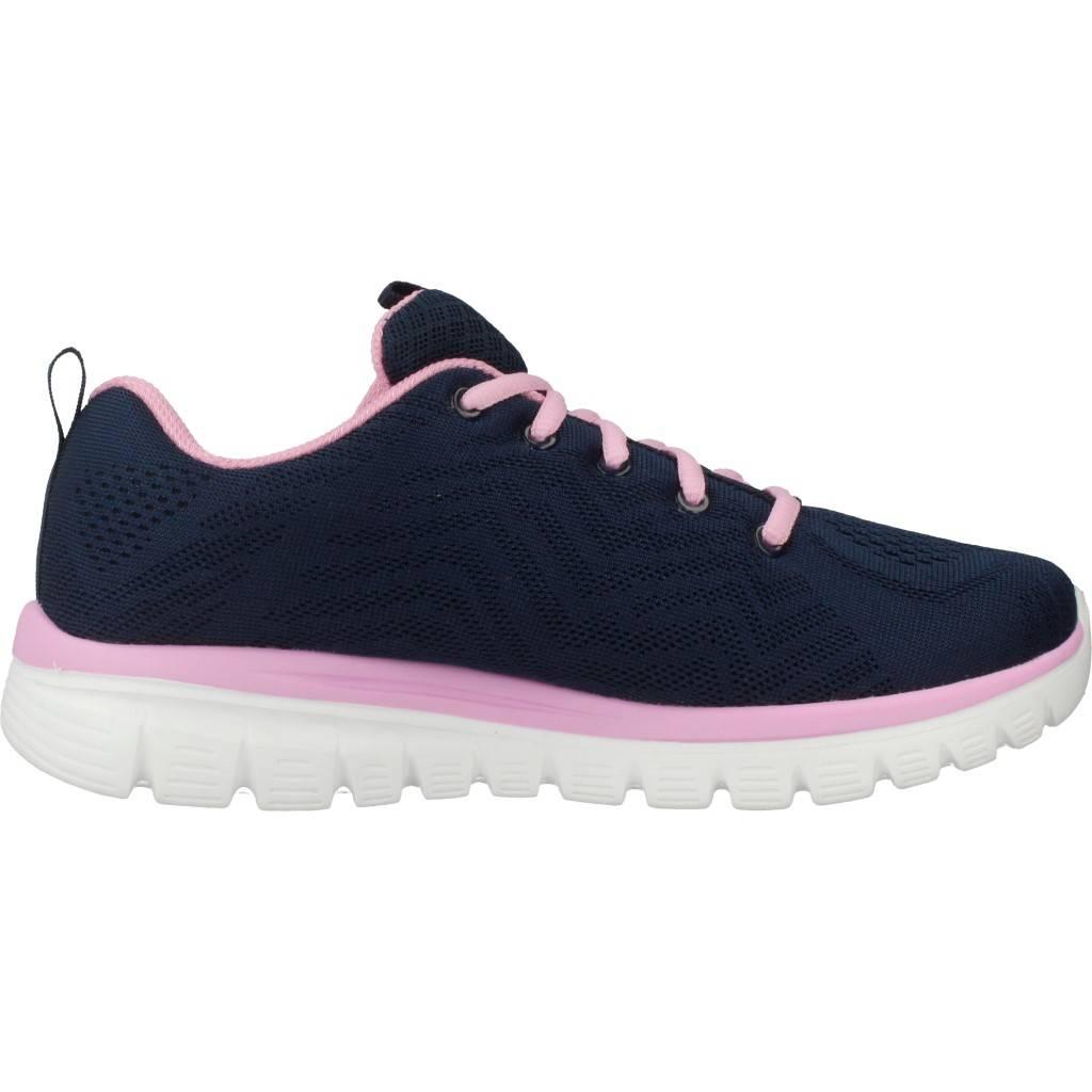 SKECHERS GRACEFUL GET CONNECTED en color AZUL  (4)