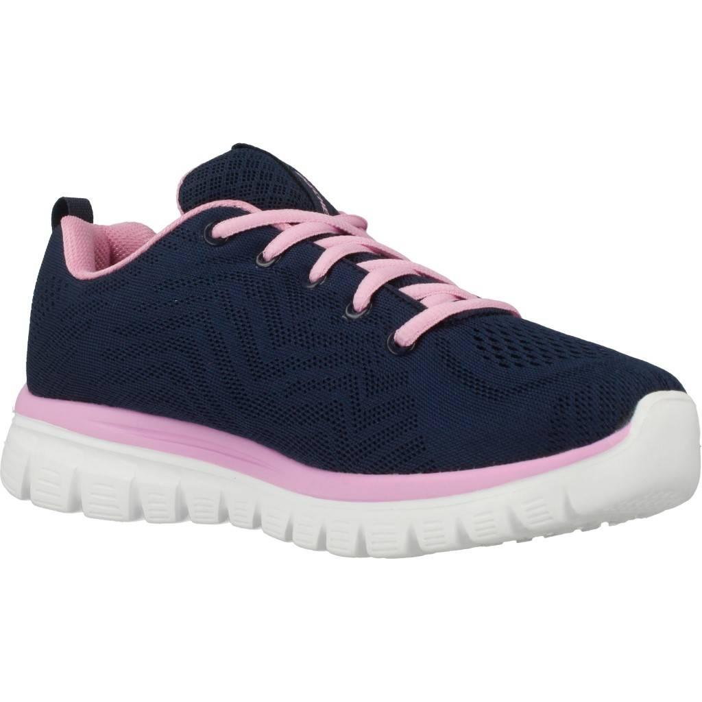 SKECHERS GRACEFUL GET CONNECTED en color AZUL  (5)