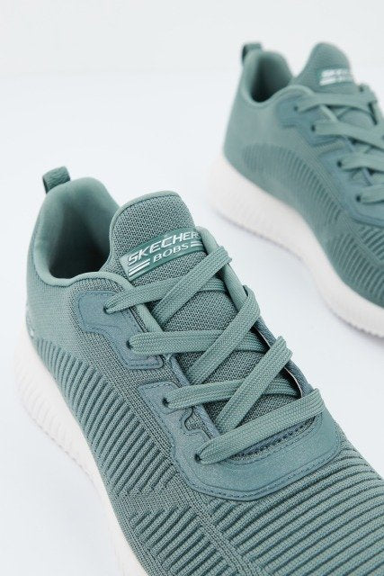 SKECHERS BOBS SQUAD - TOUGH TALK en color VERDE  (4)