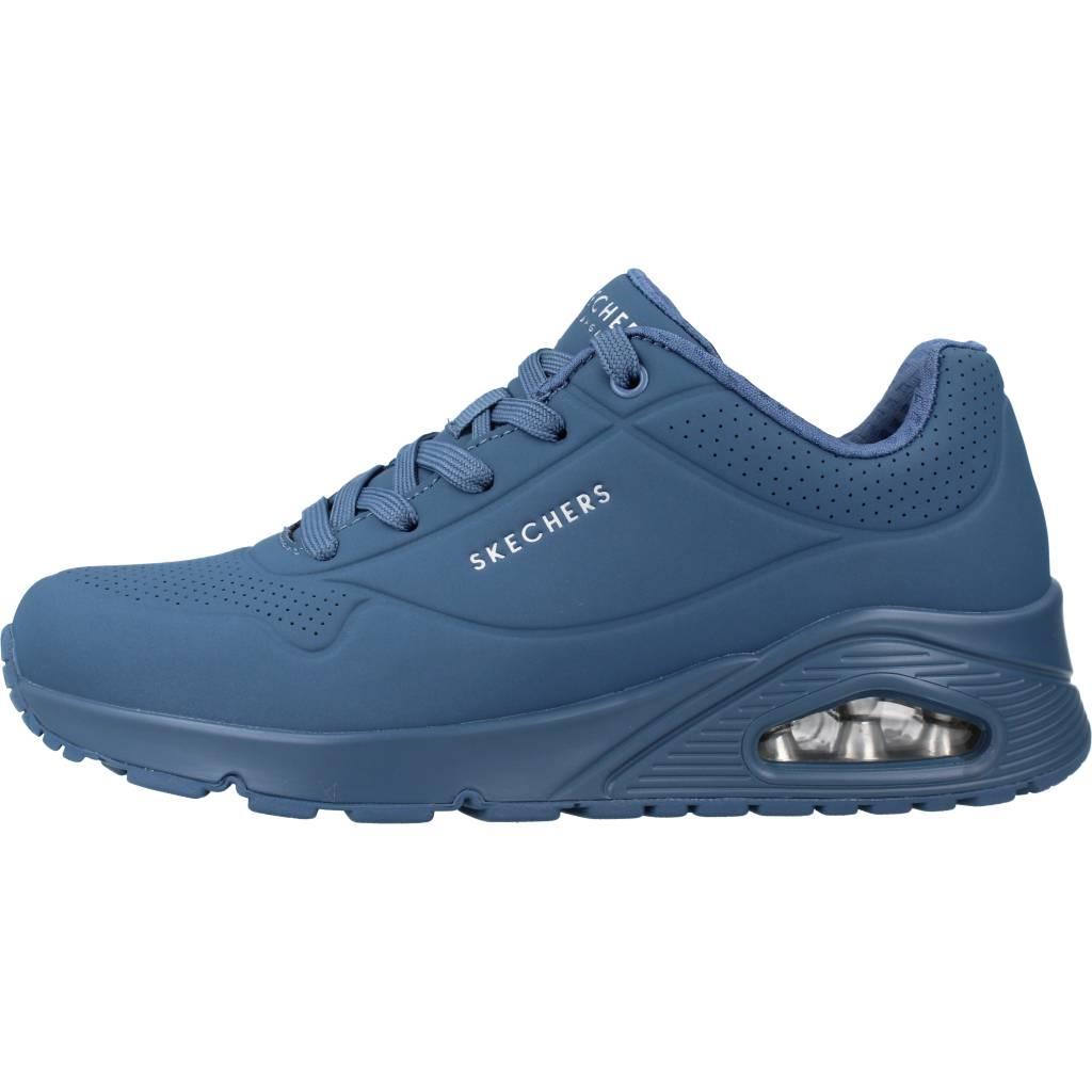 SKECHERS UNO STAND ON AIR en color AZUL  (2)