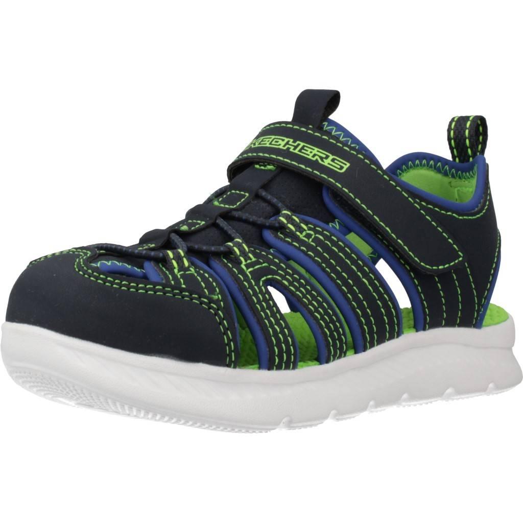 SKECHERS C-FLEX SANDAL .-HEAT en color AZUL  (1)