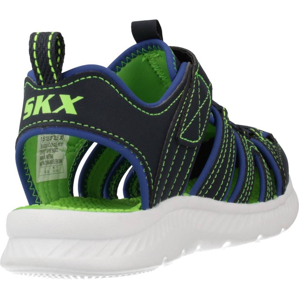 SKECHERS C-FLEX SANDAL .-HEAT en color AZUL  (3)