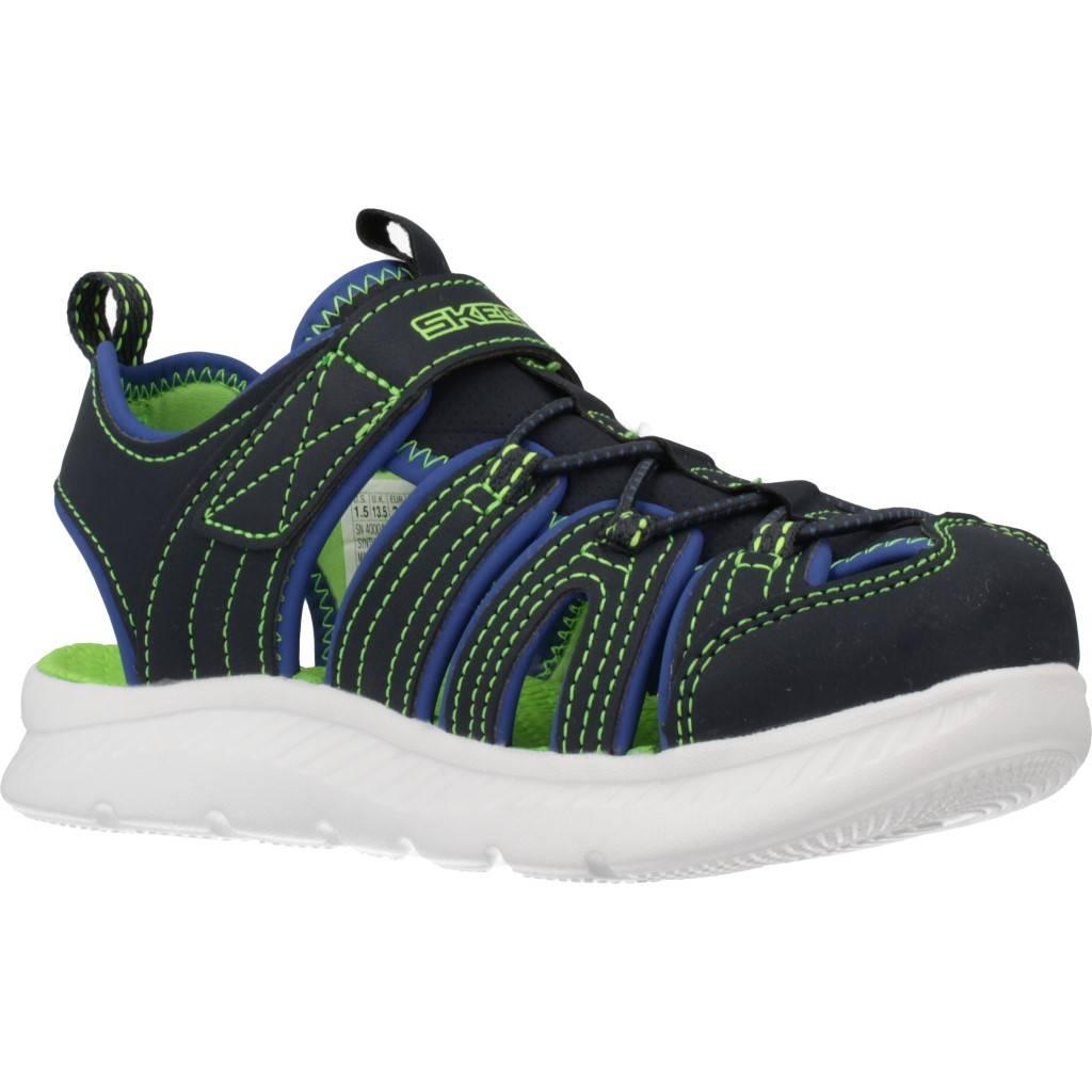 SKECHERS C-FLEX SANDAL .-HEAT en color AZUL  (5)