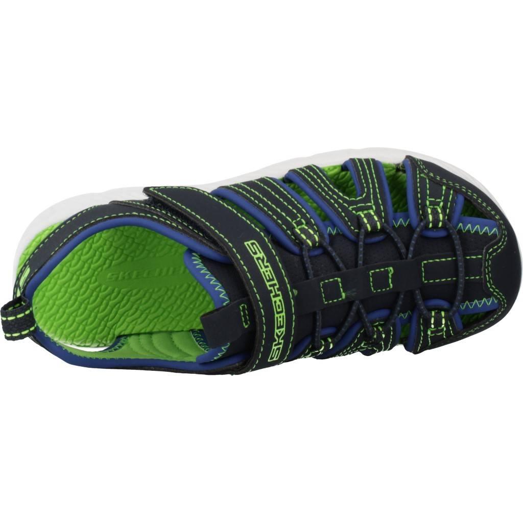 SKECHERS C-FLEX SANDAL .-HEAT en color AZUL  (7)