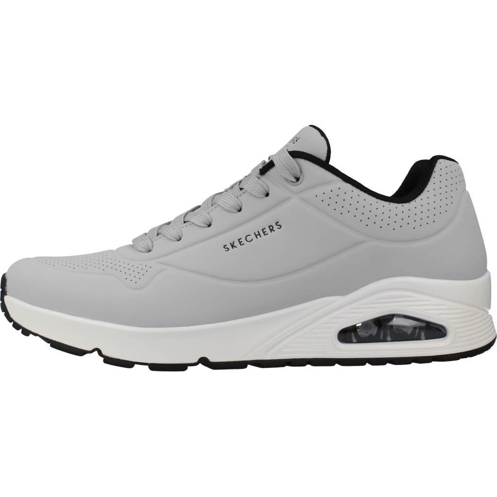 SKECHERS UNO STAND ON AIR en color GRIS  (2)