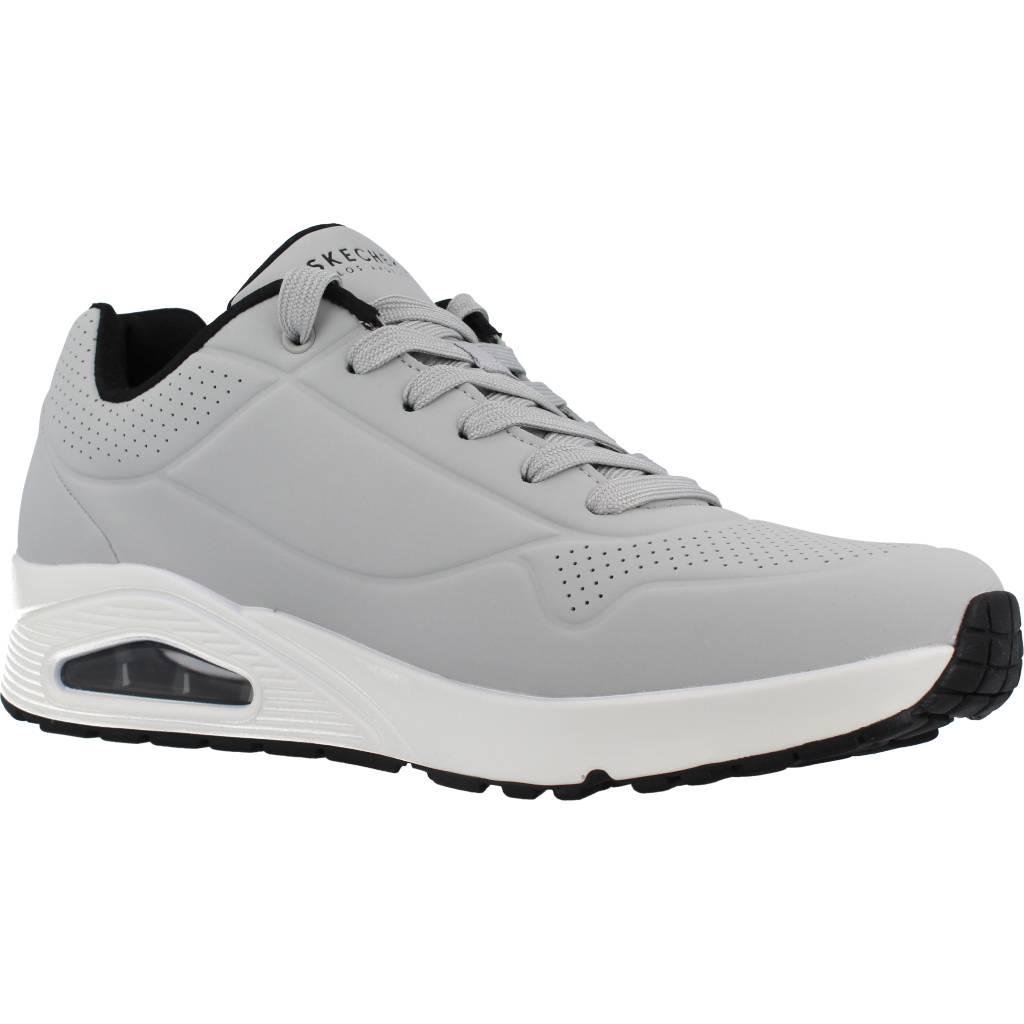 SKECHERS UNO STAND ON AIR en color GRIS  (5)