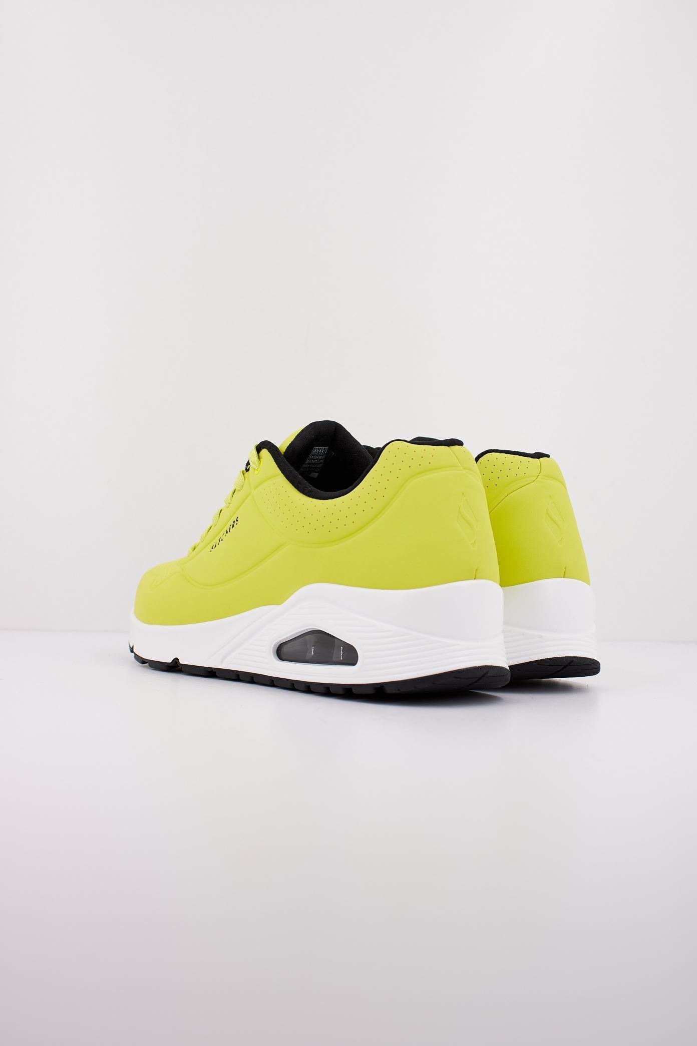 SKECHERS UNO - STAND ON AIR en color AMARILLO  (4)
