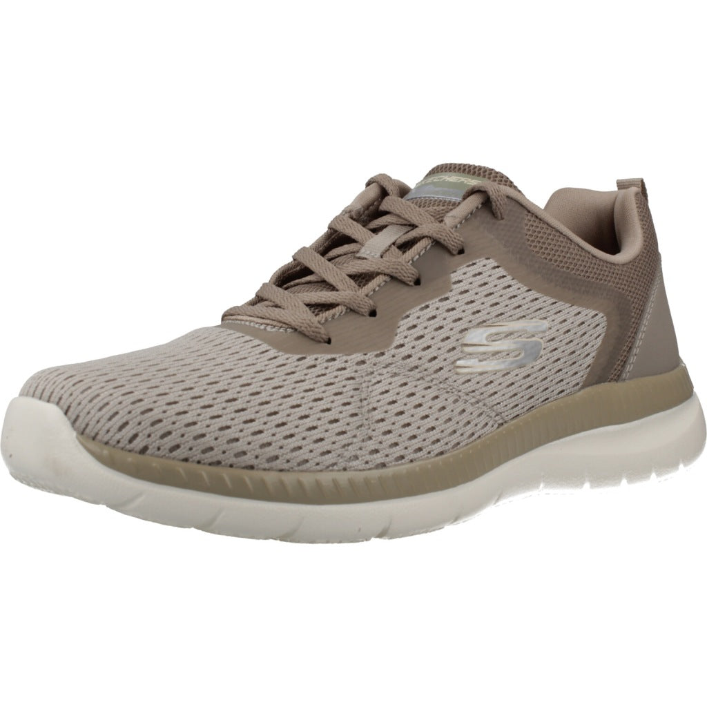 SKECHERS BOUNTIFUL QUICK PATH en color MARRON CLARO  (1)