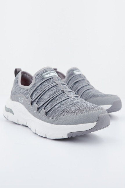 SKECHERS ARCH FIT - RAINBOW VIEW en color GRIS  (1)