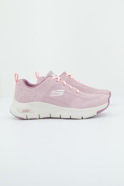 SKECHERS ARCH FIT - COMFY WAVE en color ROSA  (2)