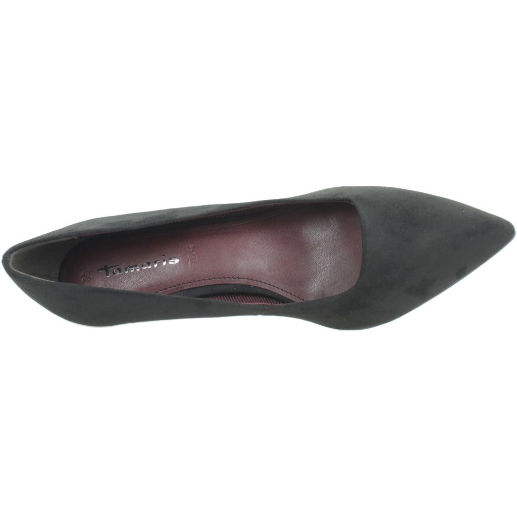 TAMARIS   ZAPATO TACON en color NEGRO  (7)