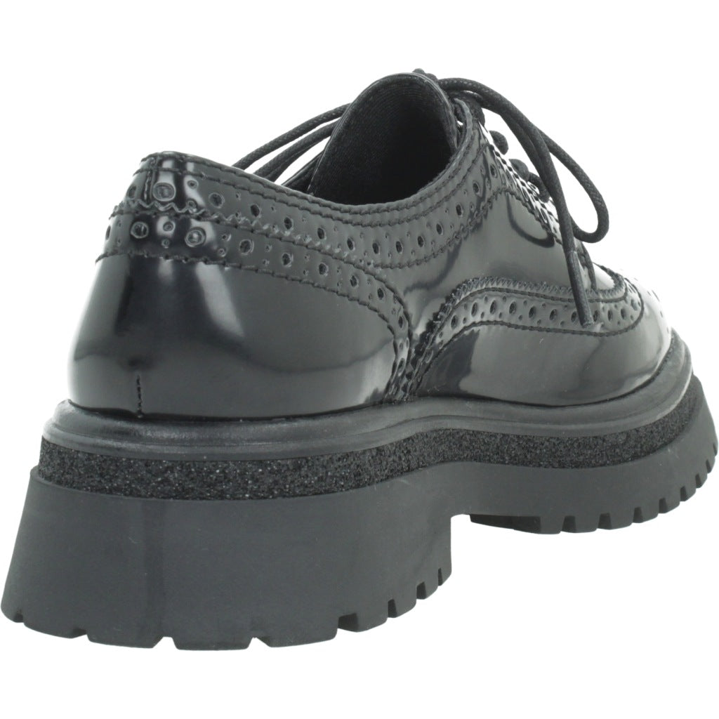 TAMARIS   BLUCHER CORDONES en color NEGRO  (3)
