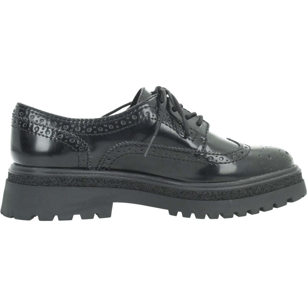 TAMARIS   BLUCHER CORDONES en color NEGRO  (4)