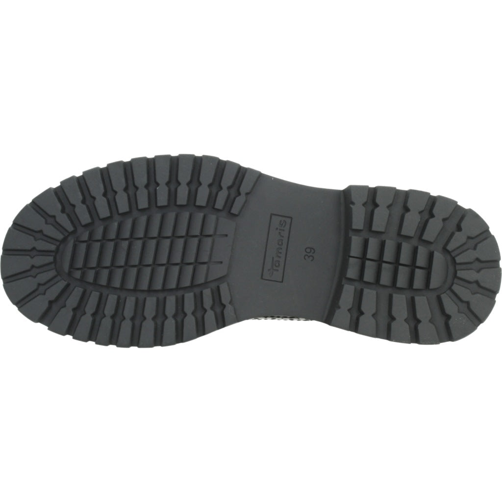 TAMARIS   BLUCHER CORDONES en color NEGRO  (6)