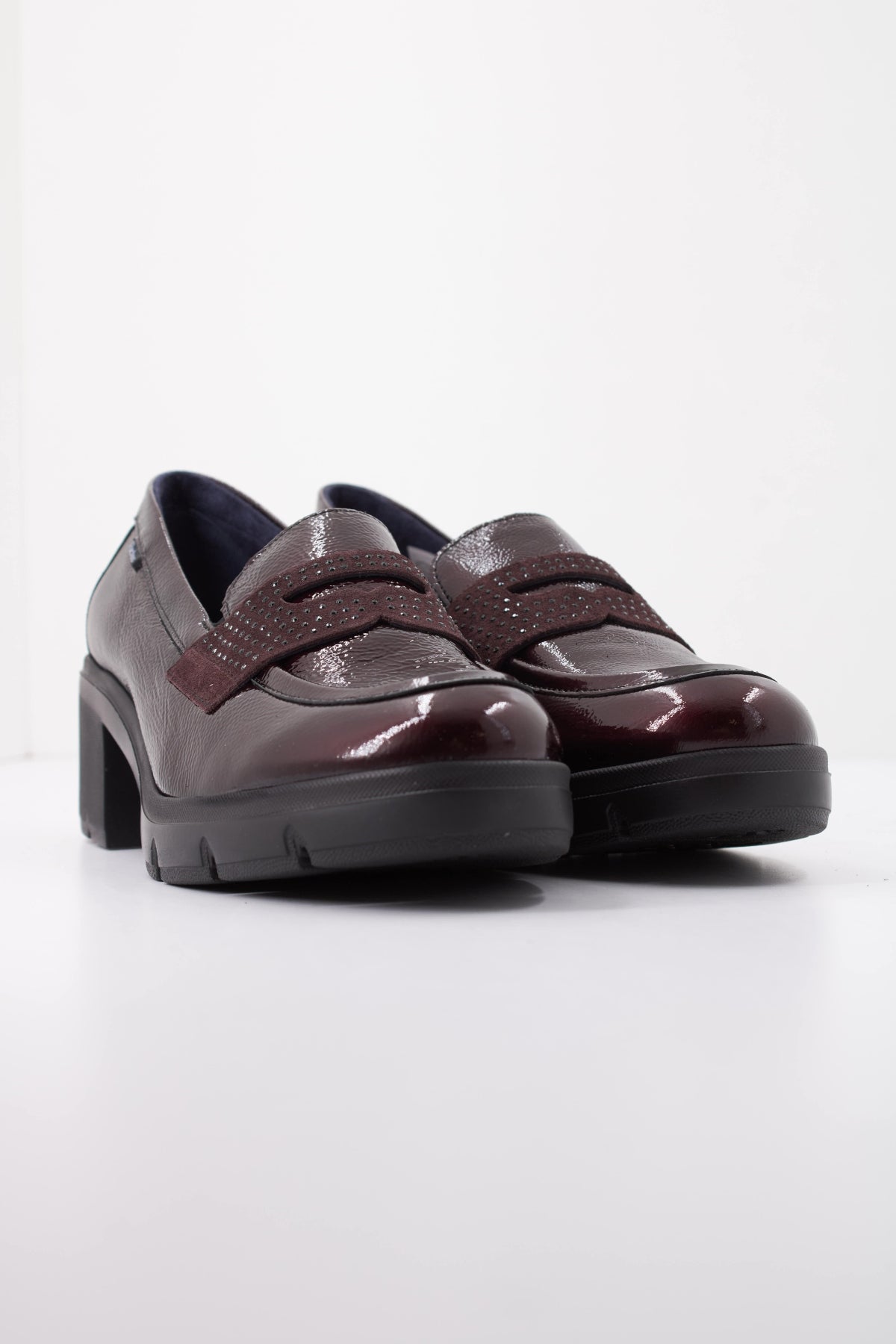 FLUCHOS F NAPLACK CALF BURDEOS MULBERRY en color BURDEOS  (2)