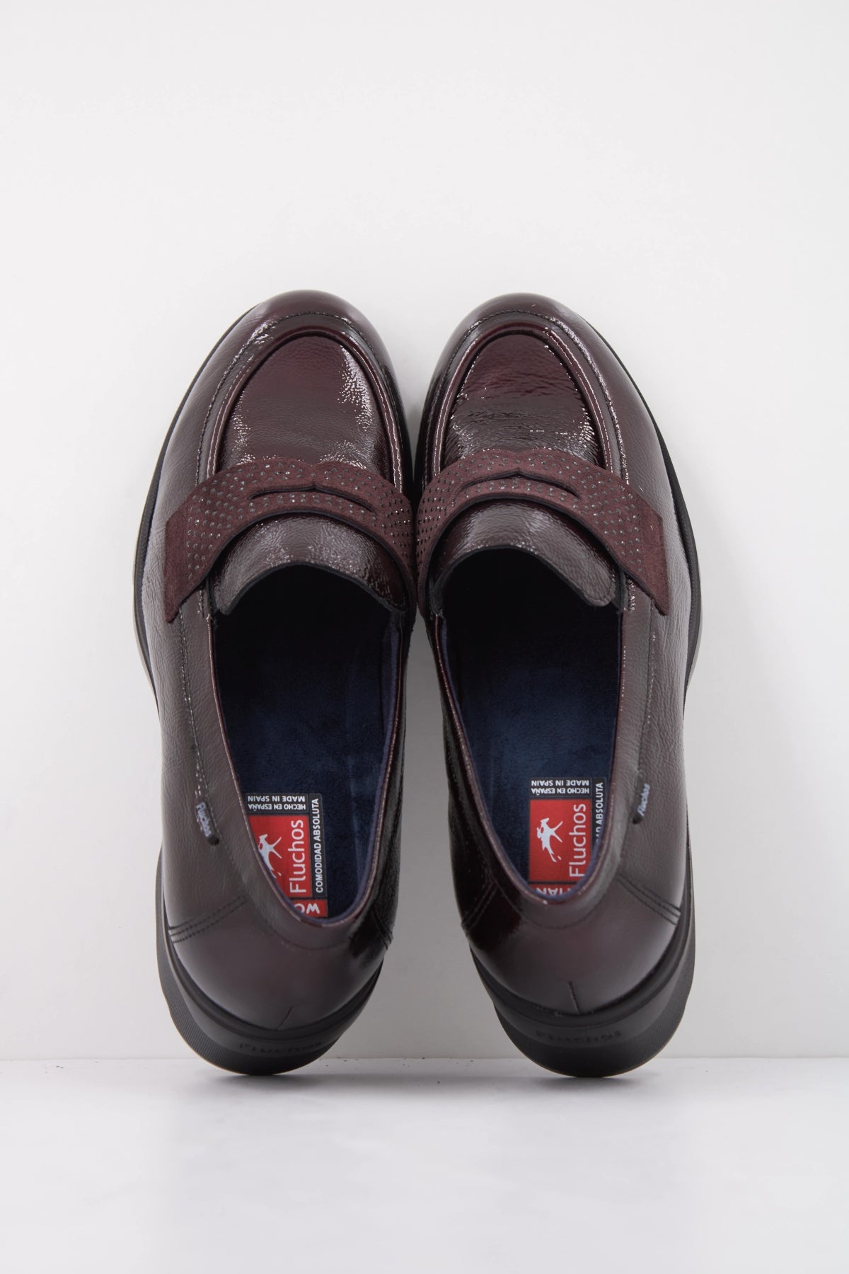 FLUCHOS F NAPLACK CALF BURDEOS MULBERRY en color BURDEOS  (3)