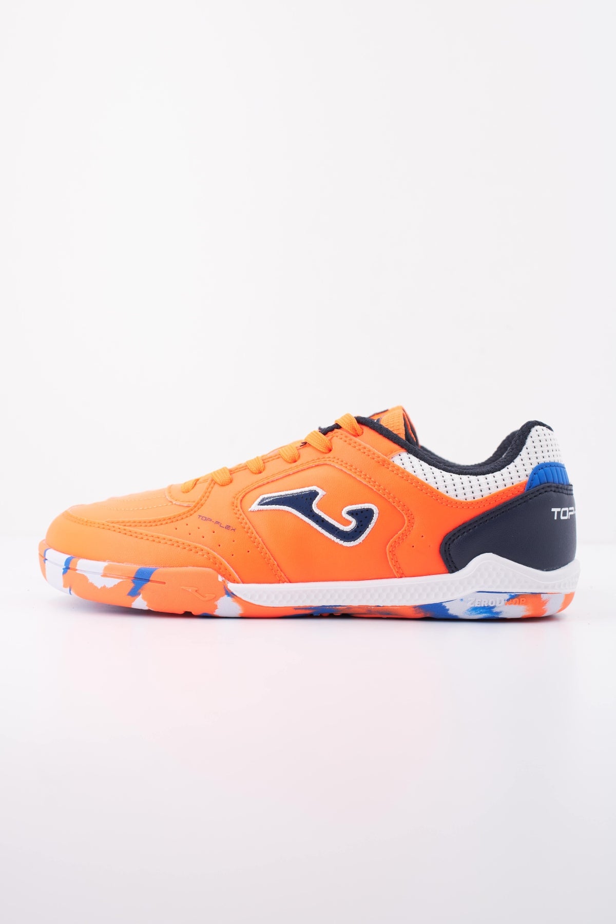 JOMA FÚTBOL SALA TOP FLEX JR  BAREFOOT en color NARANJA  (1)