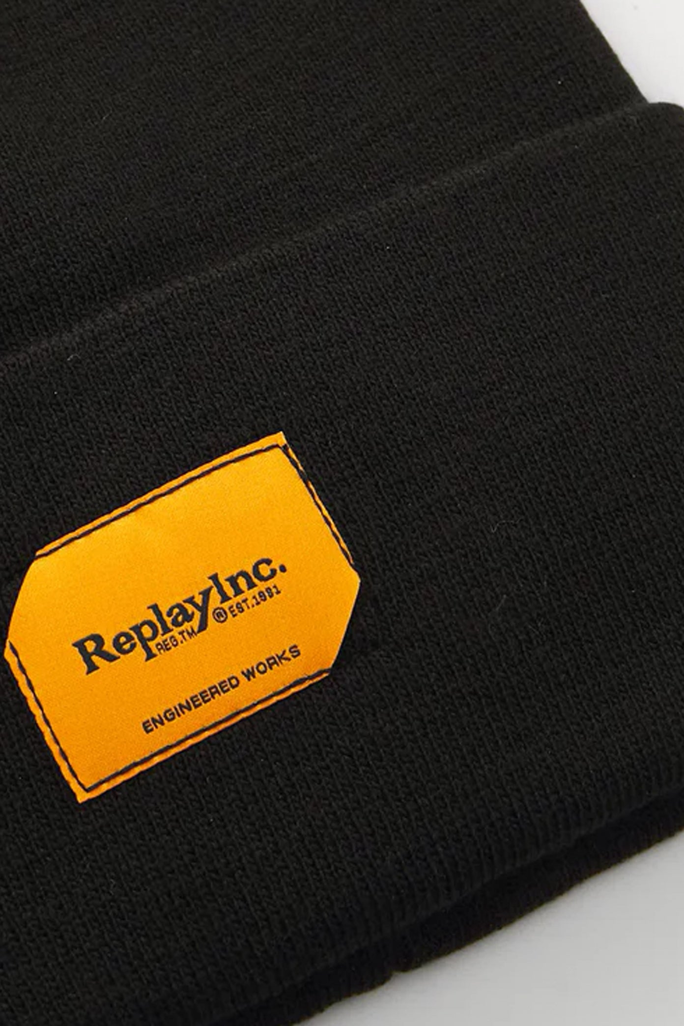 REPLAY BEANIE en color NEGRO  (3)