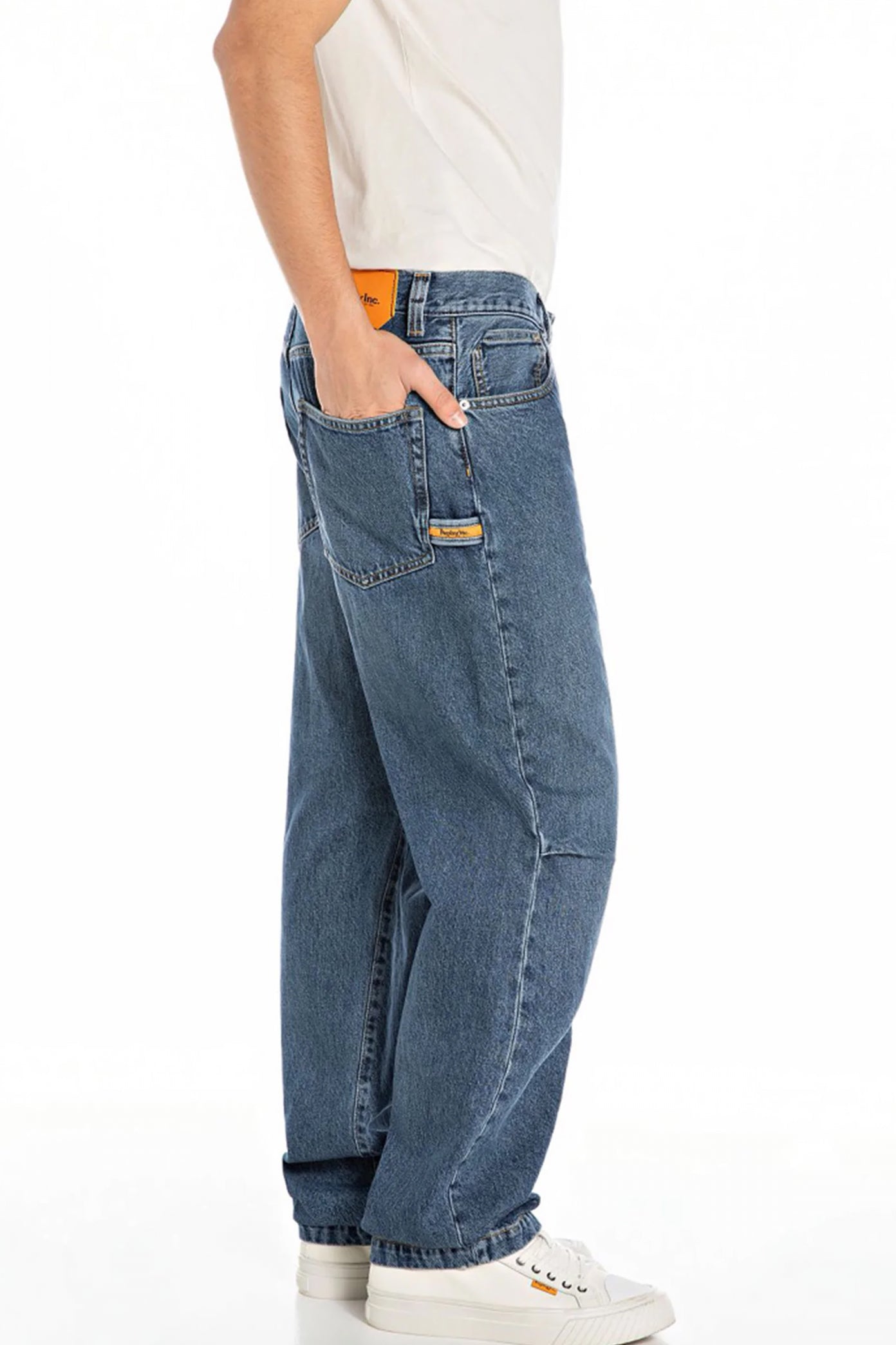 REPLAY STRAIGHT JEANS en color AZUL  (3)