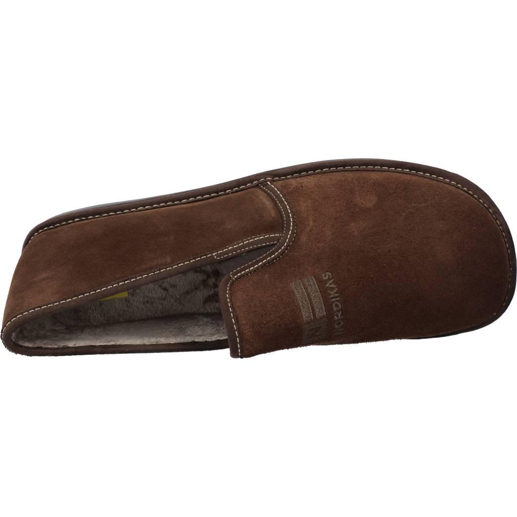 NORDIKAS  AFELPADO ZAPATILLA HOGAR en color MARRON  (7)