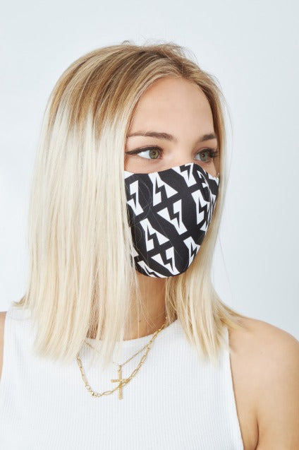 YELLOW THUNDER MASK . en color BLANCO  (2)