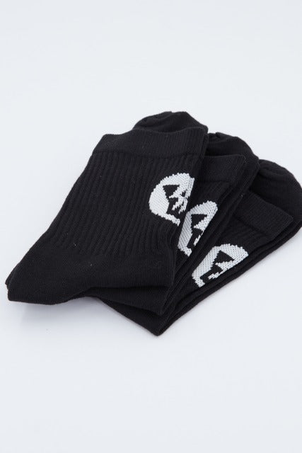 YELLOW PACK DE  THUNDER SOCKS en color NEGRO  (1)