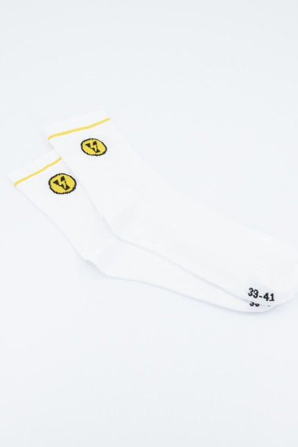 YELLOW PACK DE  THUNDER SOCKS en color BLANCO  (2)