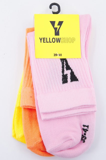 YELLOW PACK DE  THUNDER SOCKS en color MULTICOLOR  (1)