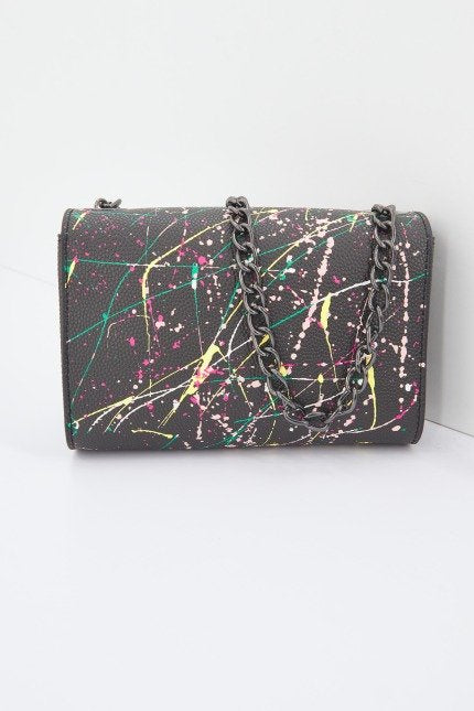 VALENTINO BAGS  DIVINA PRINT en color NEGRO  (3)