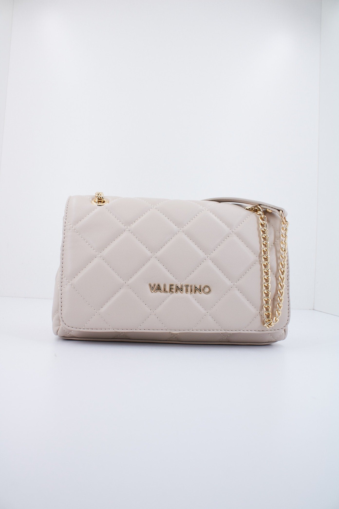 VALENTINO BAGS BORSA A SPALLA OCARINA en color BEIS  (1)
