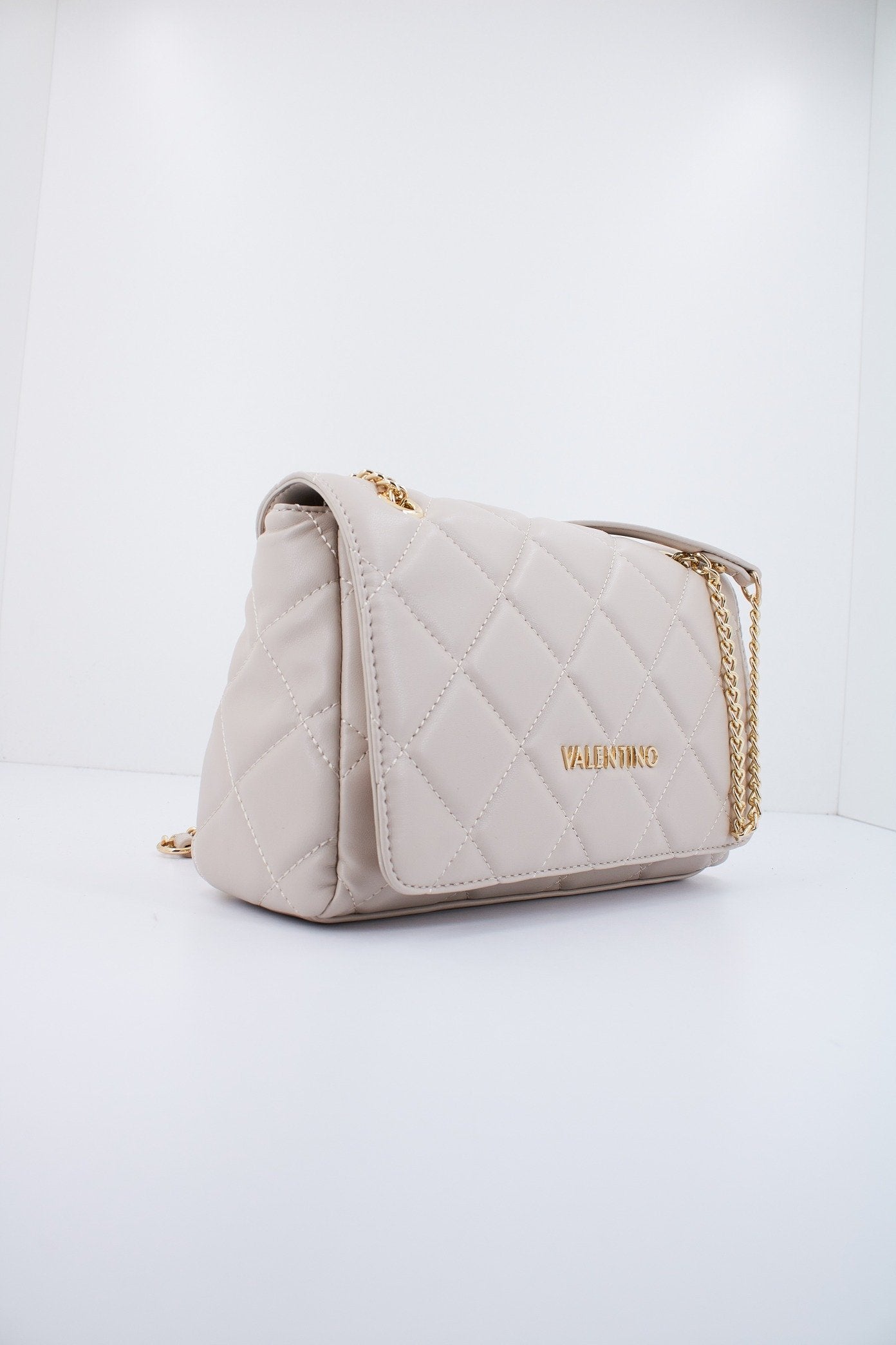 VALENTINO BAGS BORSA A SPALLA OCARINA en color BEIS  (3)