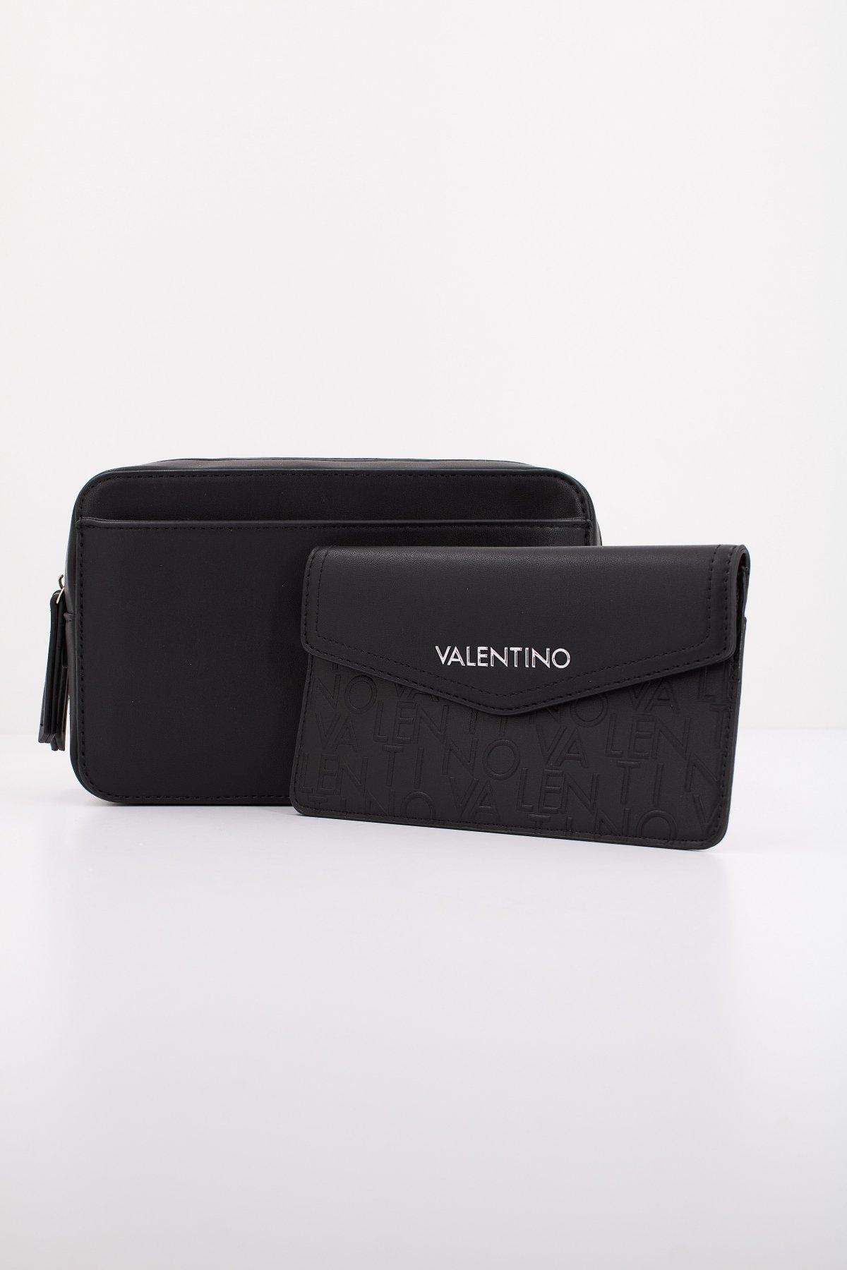 VALENTINO BAGS  LADY SYNTHETIC BAG - HUDSO en color NEGRO  (4)
