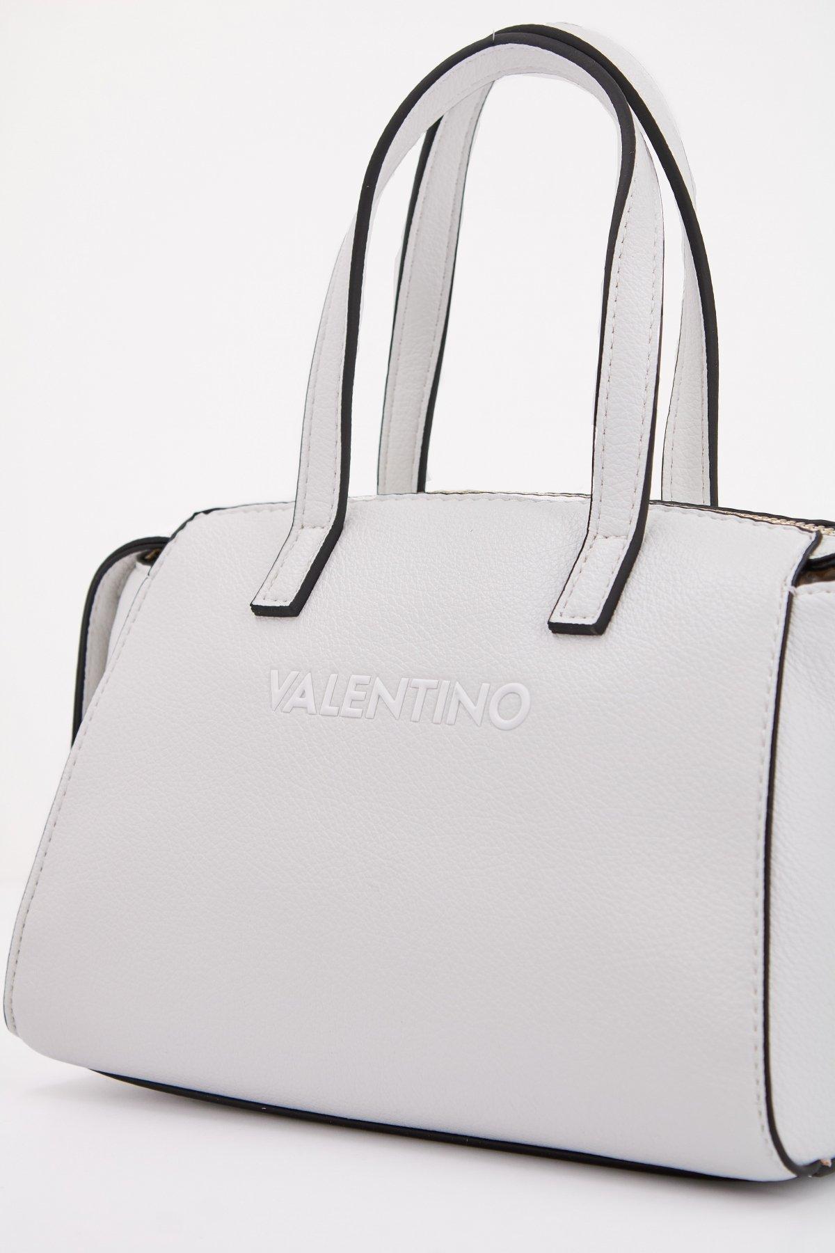 VALENTINO BAGS LADY SYNTHETIC BAG - MANHA en color BLANCO  (4)