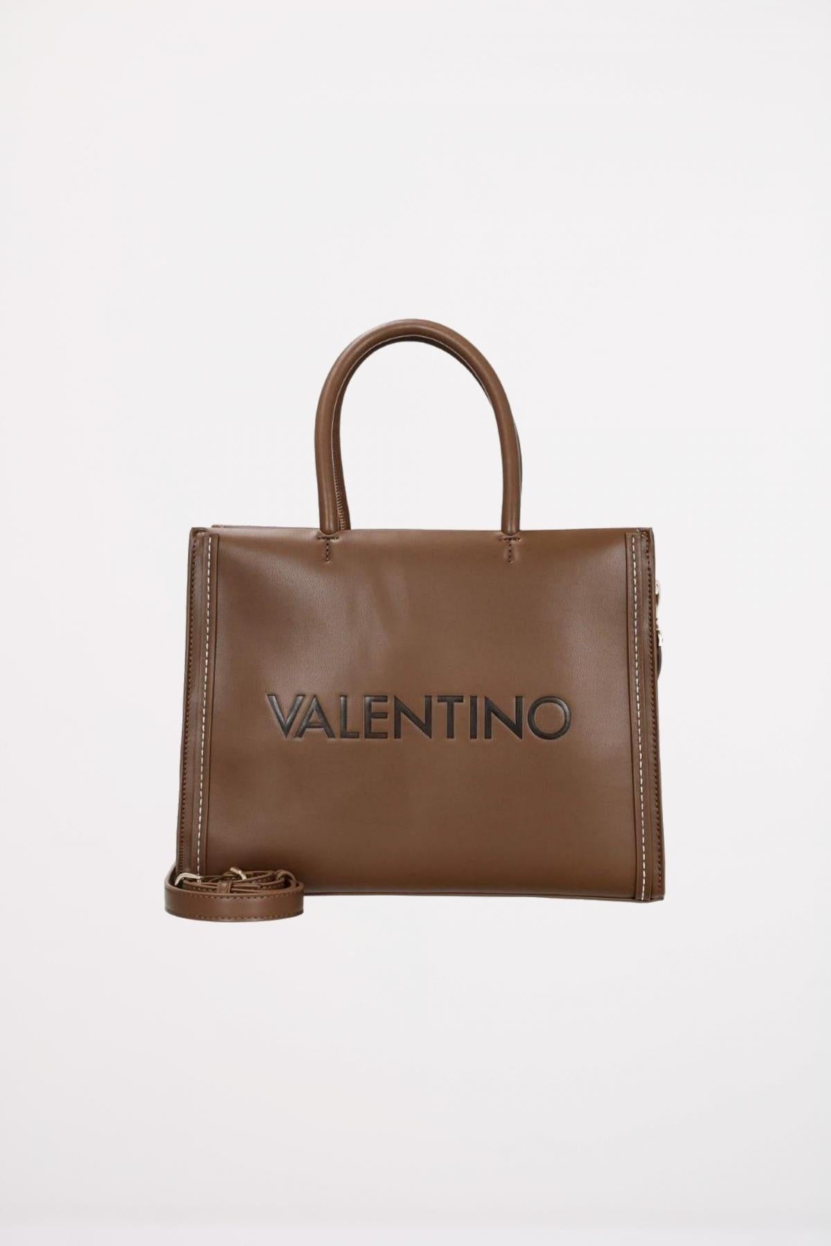 VALENTINO BAGS LADY SYNTHETIC BAG TONGA en color MARRON  (1)