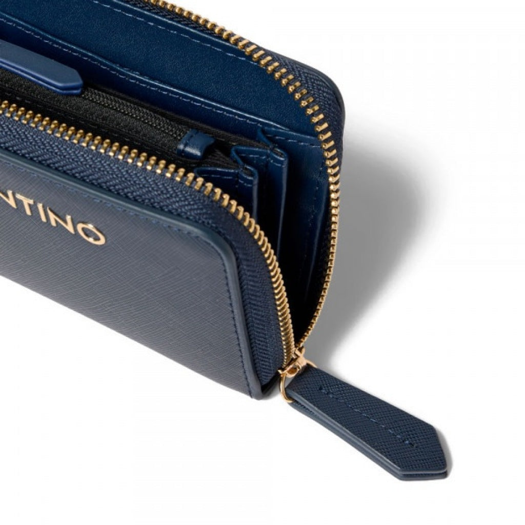 VALENTINO BAGS LADY SYNTHETIC WALLET ZE en color AZUL  (6)