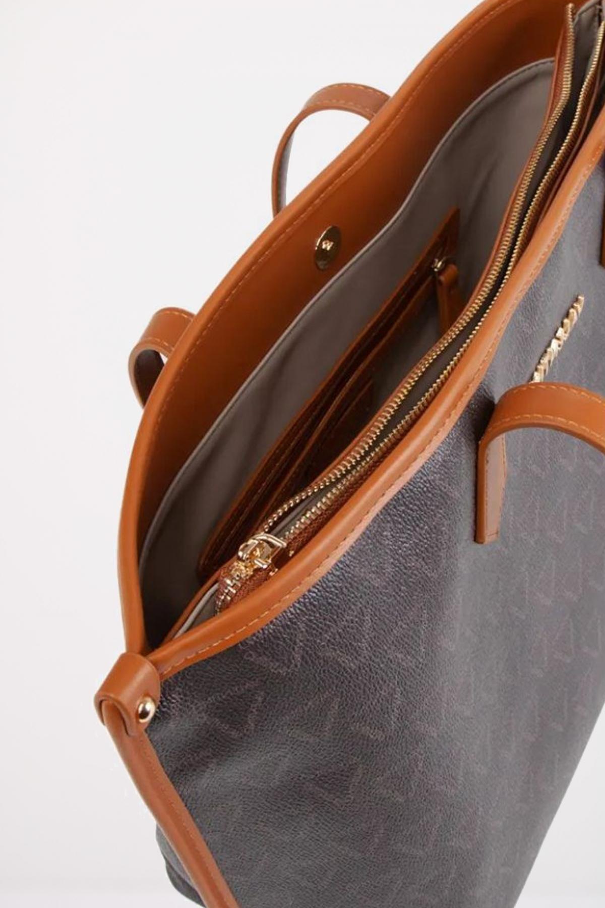 VALENTINO BAGS LADY SYNTHETIC BAG - LADY en color MARRON  (4)