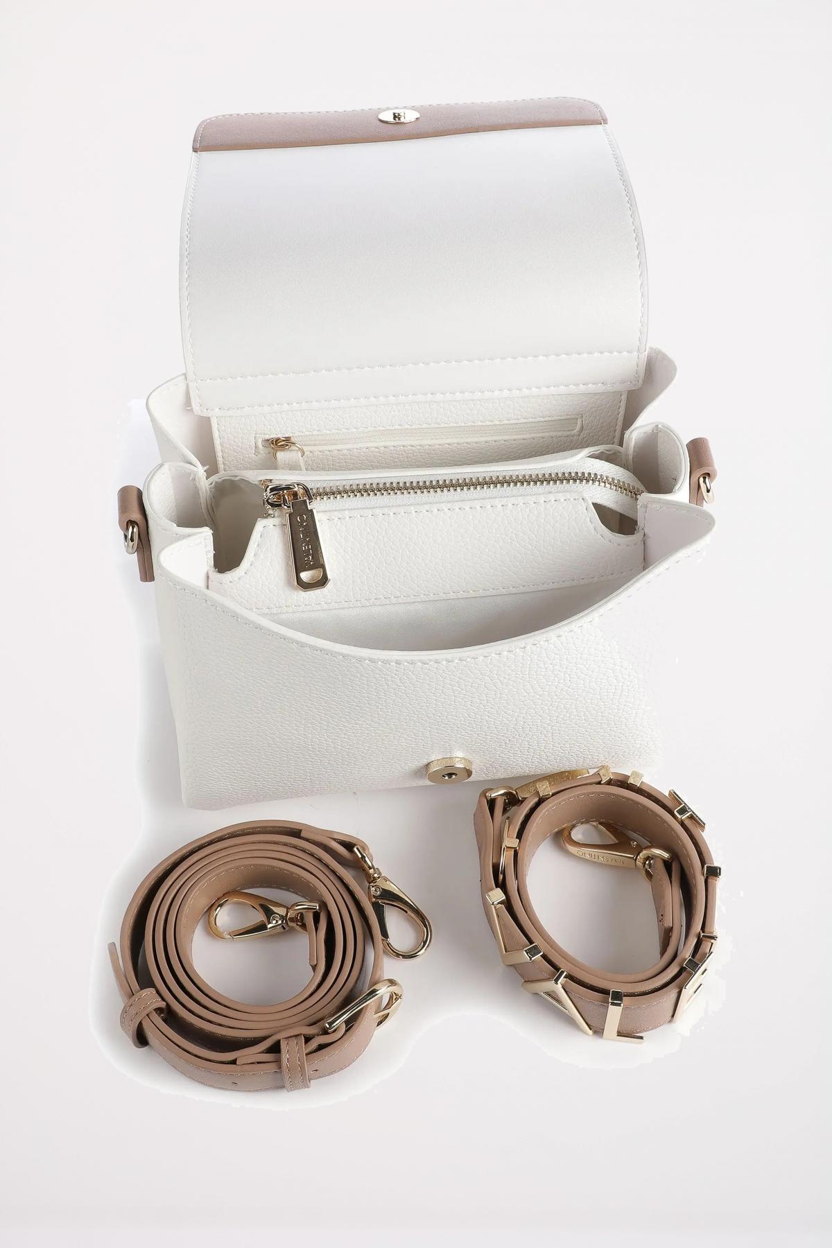 VALENTINO BAGS CARTELLA ALEXIA en color BLANCO  (4)