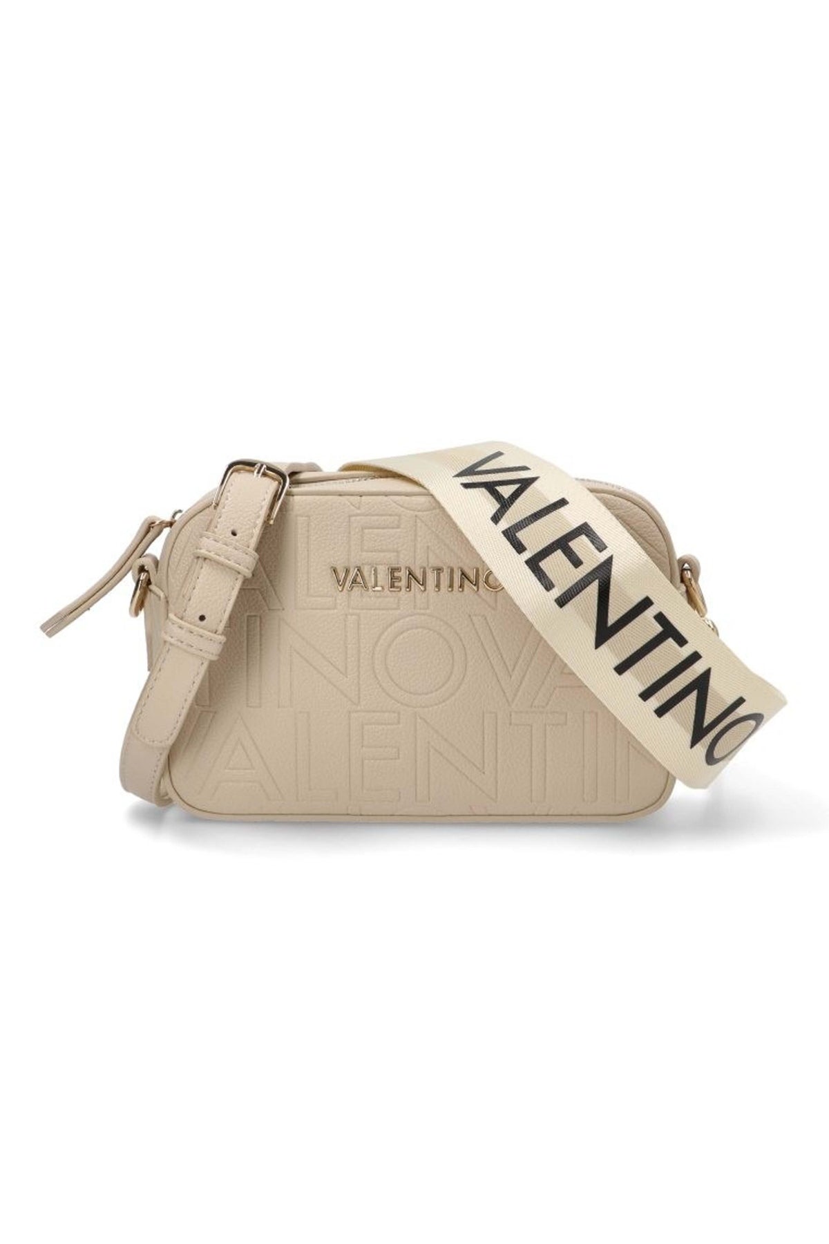 VALENTINO BAGS TASCAPANE PANSY en color BEIS  (1)
