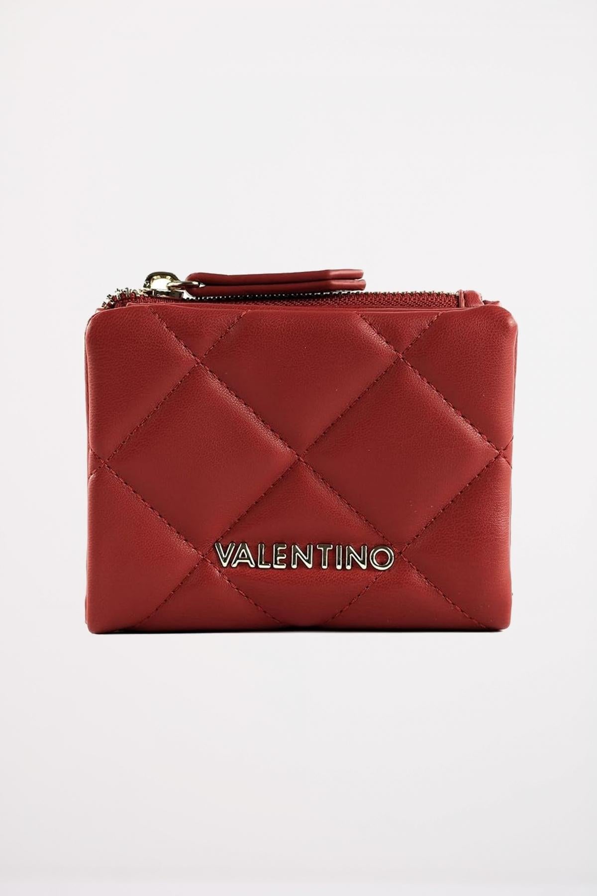 VALENTINO BAGS PORTAFOGLI CON ZIP OCARI en color ROJO  (1)