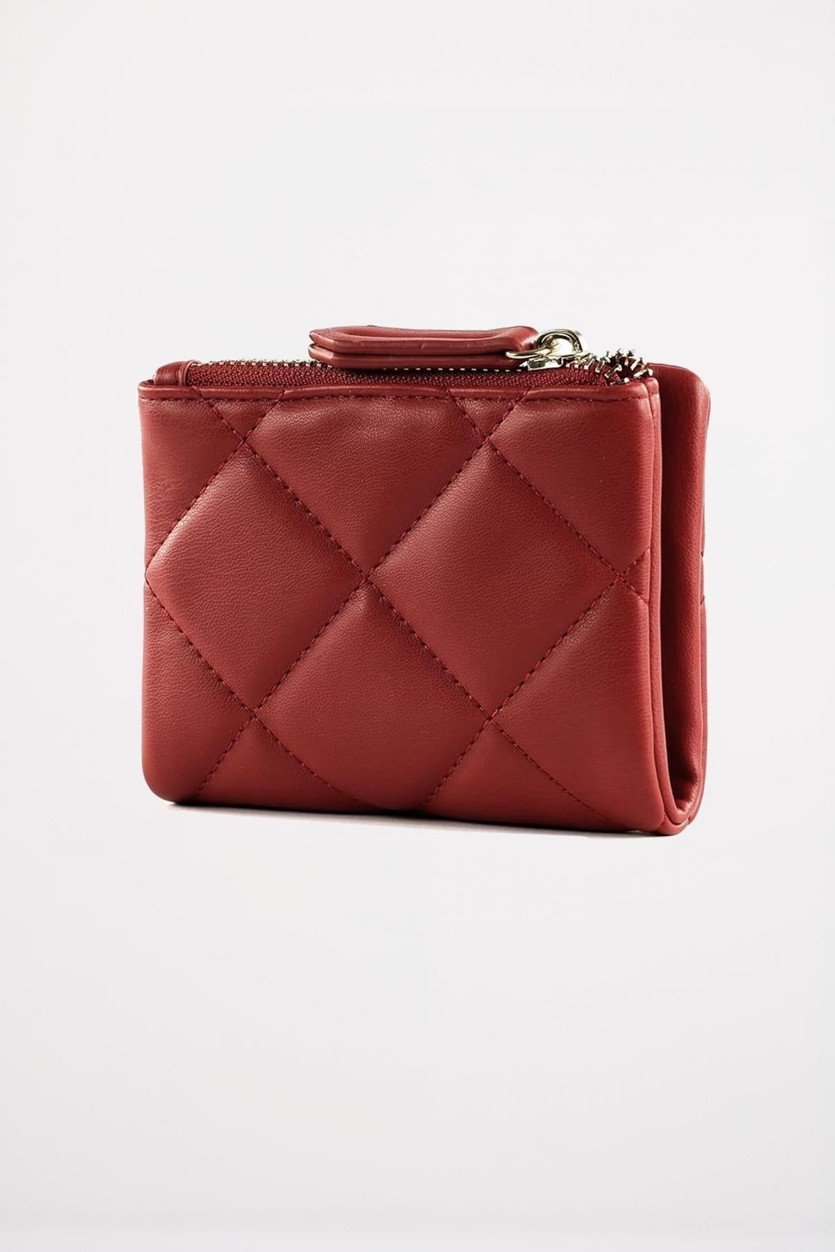 VALENTINO BAGS PORTAFOGLI CON ZIP OCARI en color ROJO  (2)