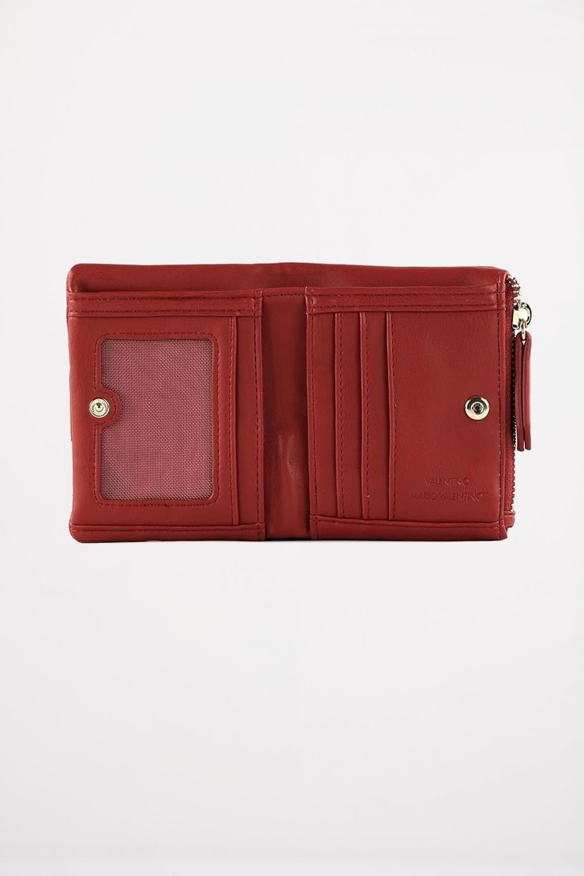 VALENTINO BAGS PORTAFOGLI CON ZIP OCARI en color ROJO  (4)