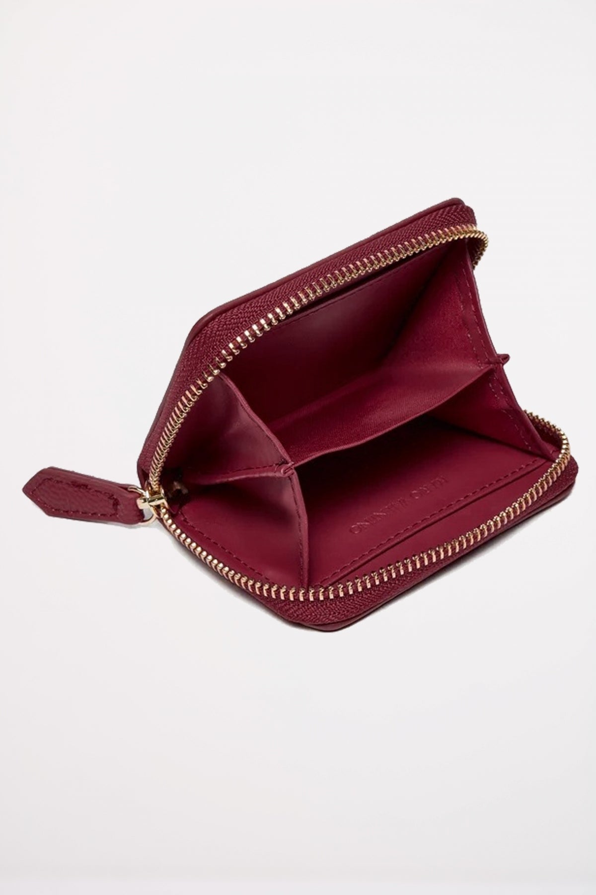 VALENTINO BAGS DIVINA WALLET en color BURDEOS  (3)