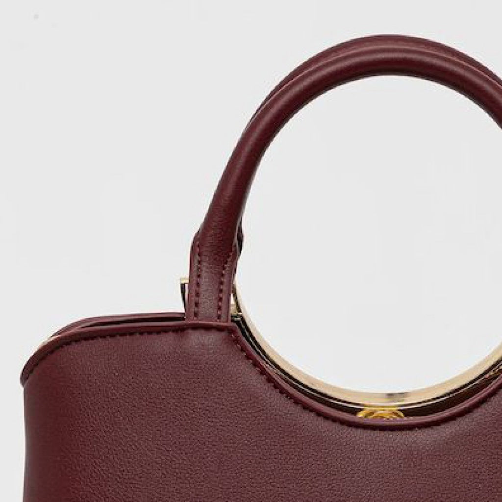 VALENTINO BAGS VBSDW en color BURDEOS  (2)