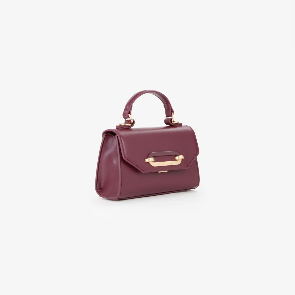 VALENTINO BAGS VBSE en color BURDEOS  (3)