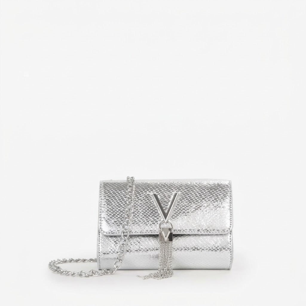 VALENTINO BAGS VBSAOSP DIVINA WINTER en color PLATA  (4)