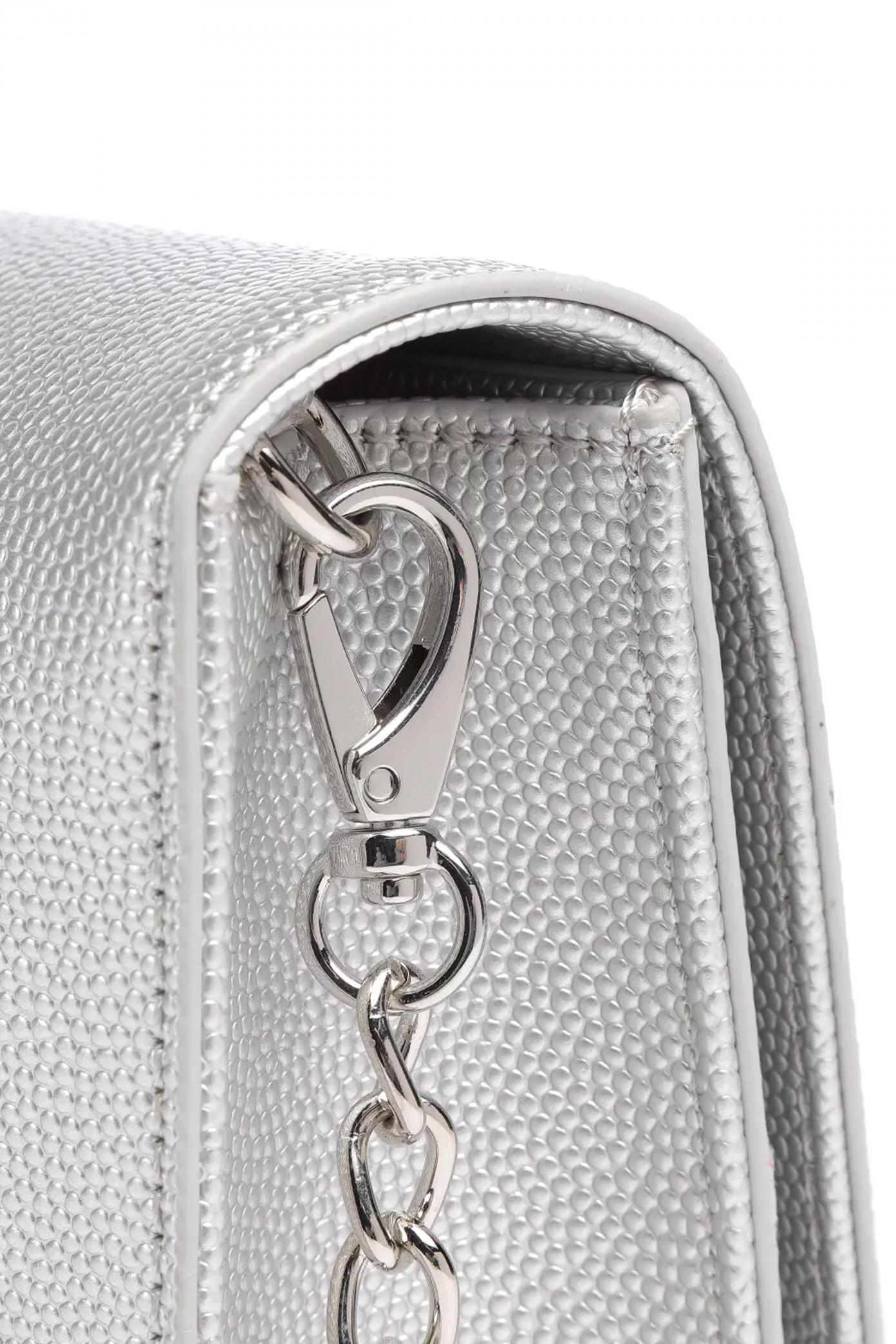 VALENTINO BAGS DIVINA en color PLATA  (4)